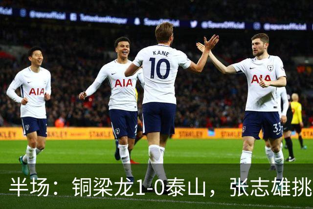 半场：铜梁龙1-0泰山，张志雄挑射破门